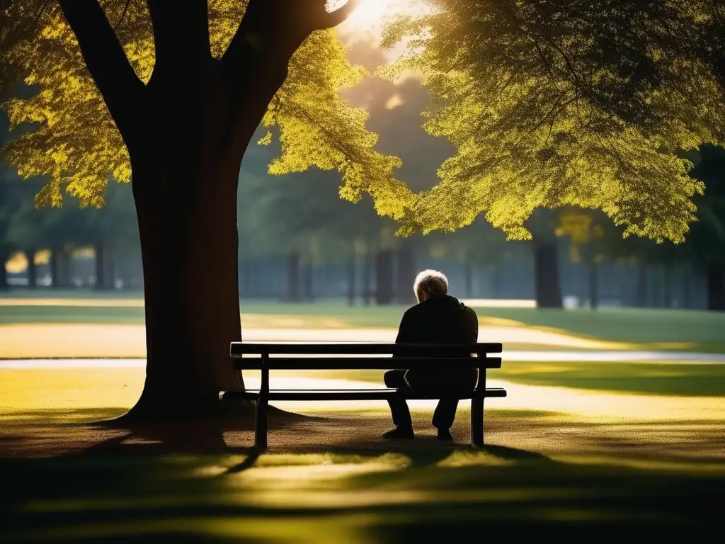 Adolescente reflexivo en parque: desafío y comprensión de la salud mental en la adolescencia