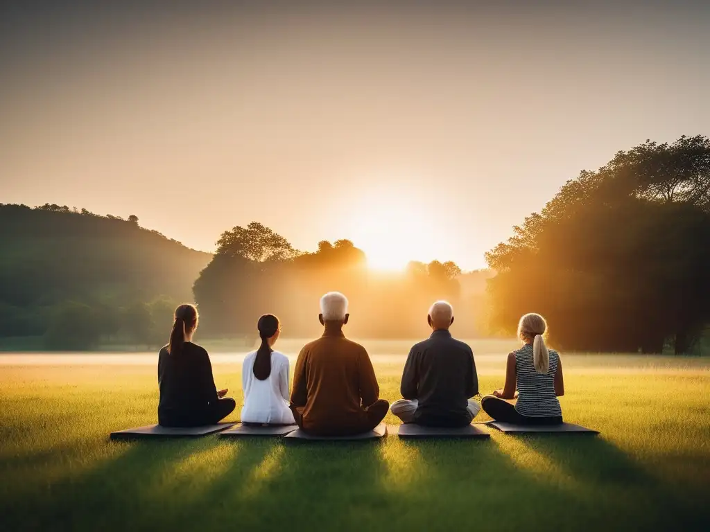 Técnicas mindfulness para adolescentes en un entorno sereno de naturaleza