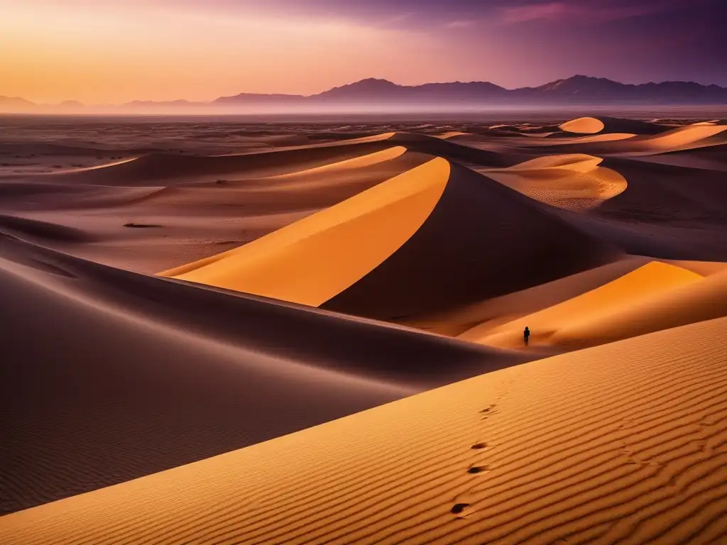 Paisaje desértico al atardecer, representando la importancia de la salud mental en la cultura árabe