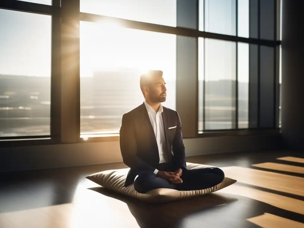 Ejecutivo en meditación: Mindfulness para equilibrio emocional