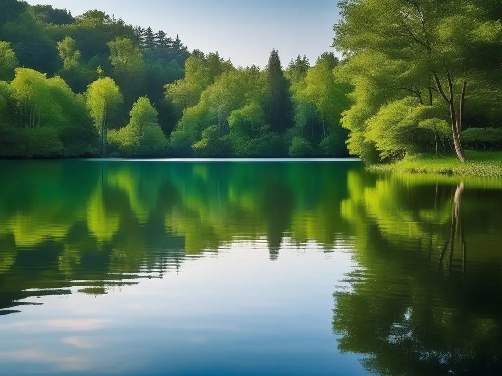 Herramientas PNL manejo dolor emocional: Naturaleza serena y minimalista, reflejando tranquilidad y paz interior