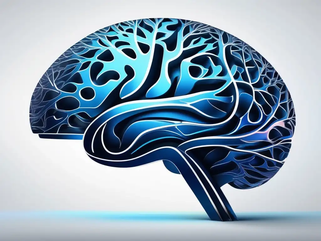 Caminos neuronales azules vibrantes Imagen de neurociencia y bienestar: últimas novedades