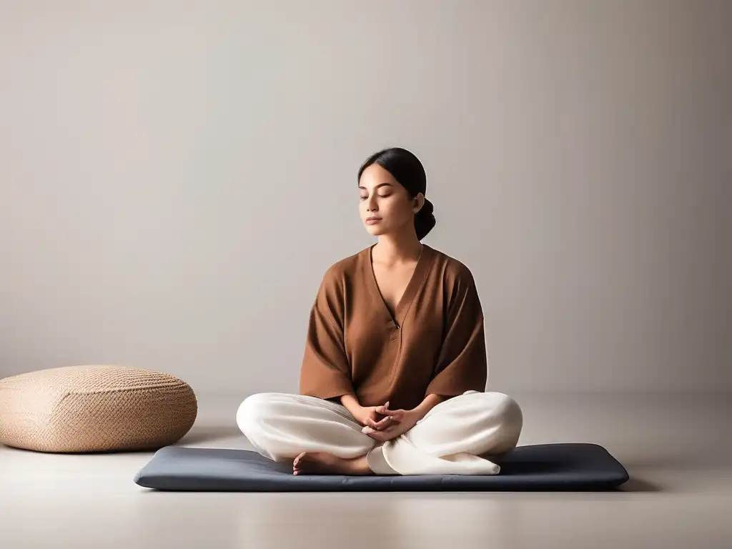 Persona en meditación: Beneficios del mindfulness para diabéticos