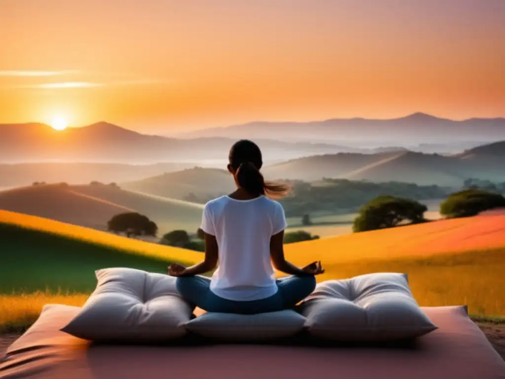 Técnicas de mindfulness para bienestar emocional en entorno sereno y equilibrado