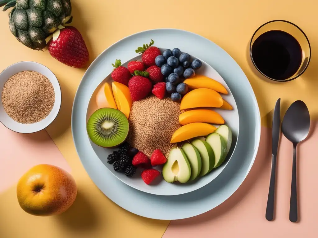 Avances neurociencia equilibrio emocional: Imagen serena con dieta equilibrada, sueño adecuado y relaciones positivas