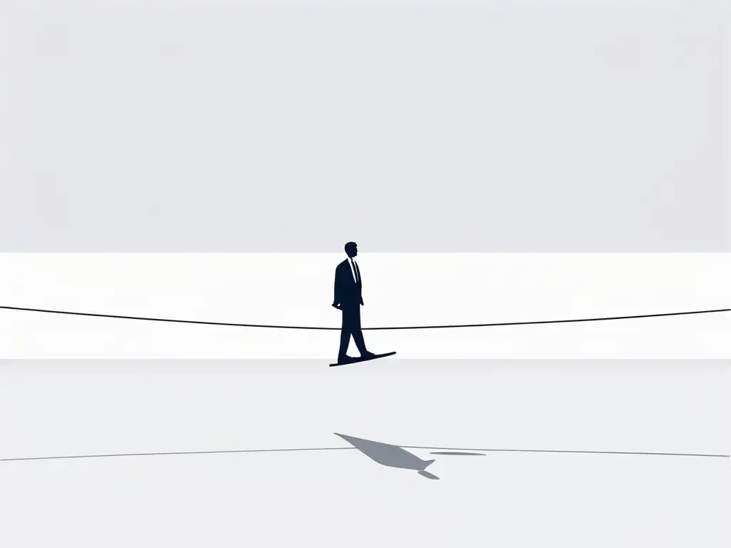 Persona en tightrope: Equilibrio vida personal y startup - Consejos equilibrio vida personal startup