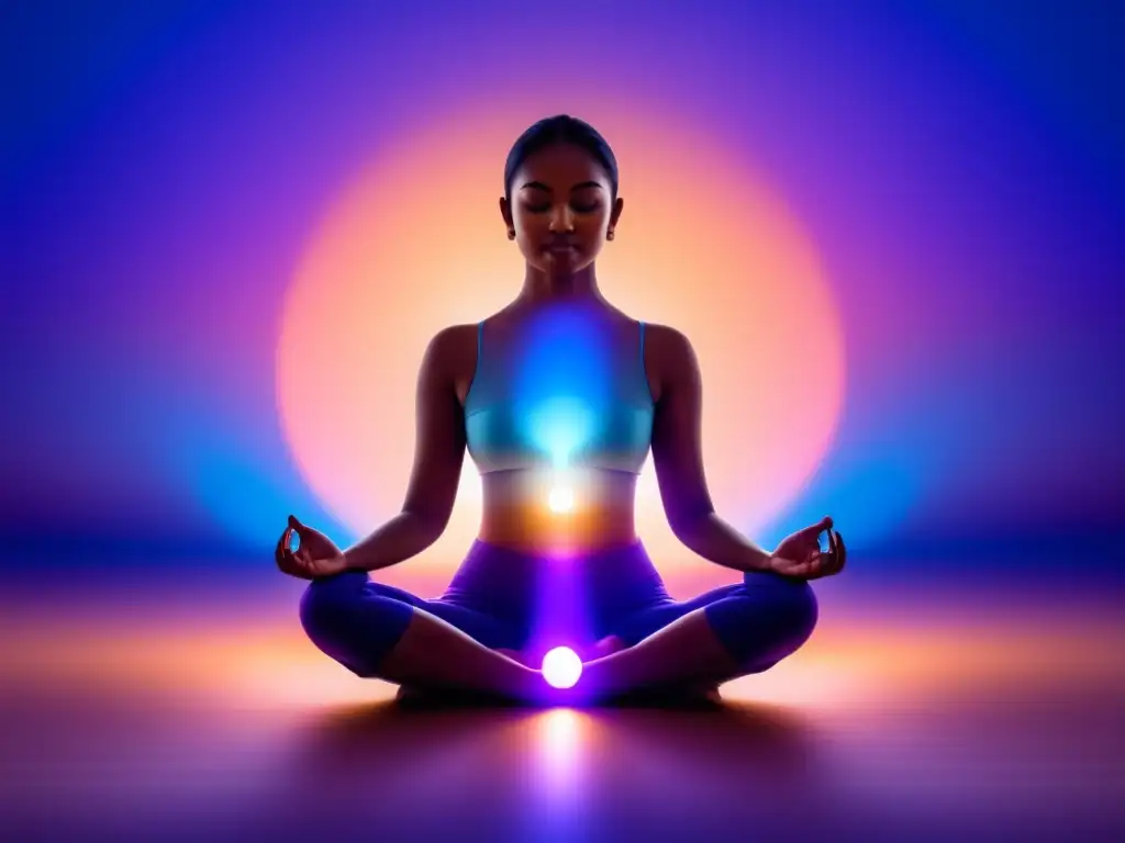 Beneficios de la meditación Kundalini: persona en posición de loto con tranquilidad y conexión interna