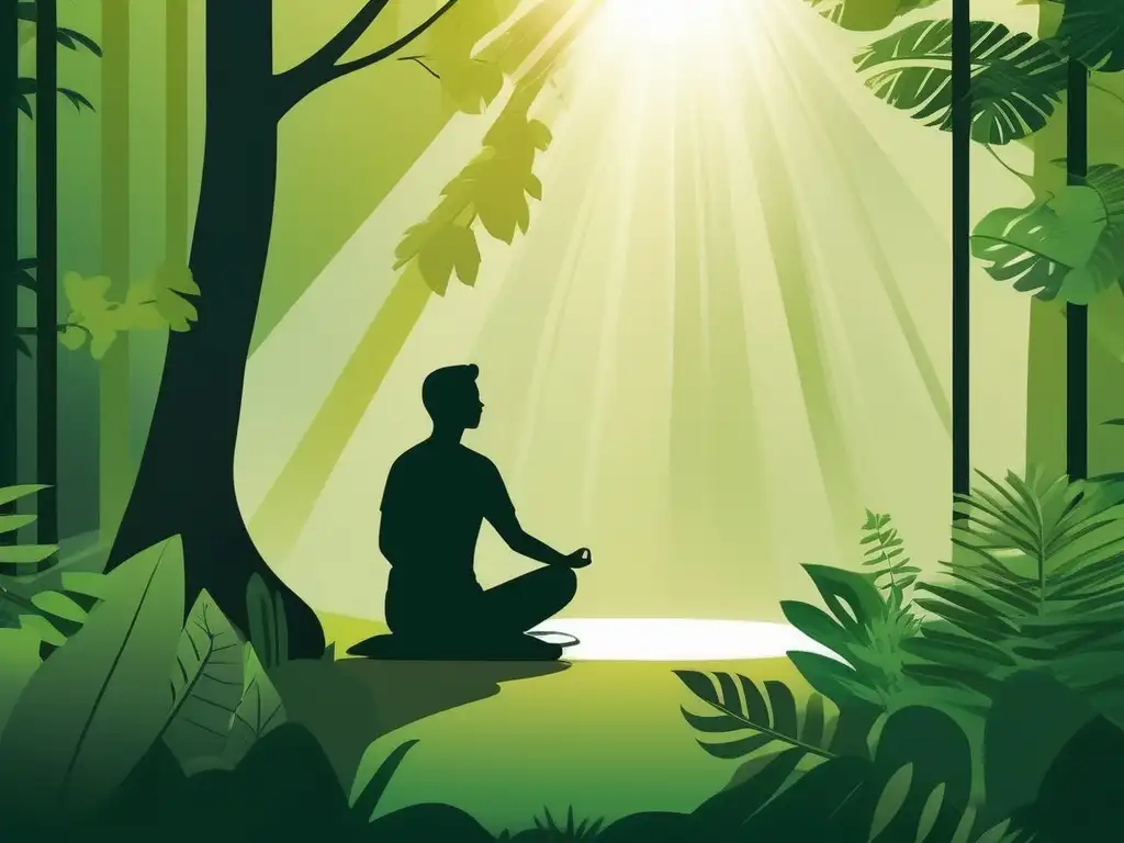 Beneficios del Mindfulness en adicciones: persona en ambiente tranquilo practicando mindfulness