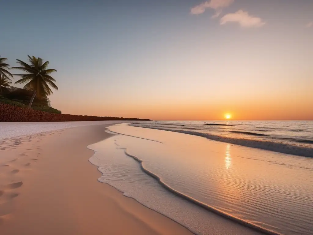 Playa serena al atardecer: beneficios de la neuropsicología para superar miedos