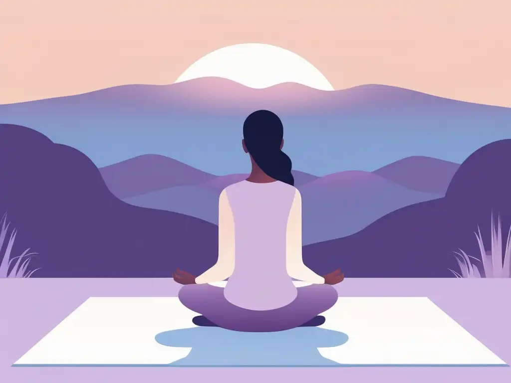 Beneficios del Mindfulness: imagen serena de meditación y relajación