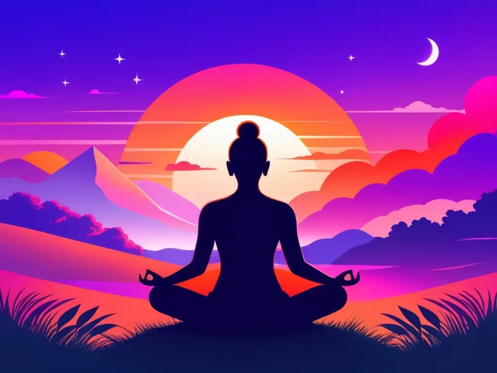 Meditación cósmica: serenidad y conexión con la energía universal