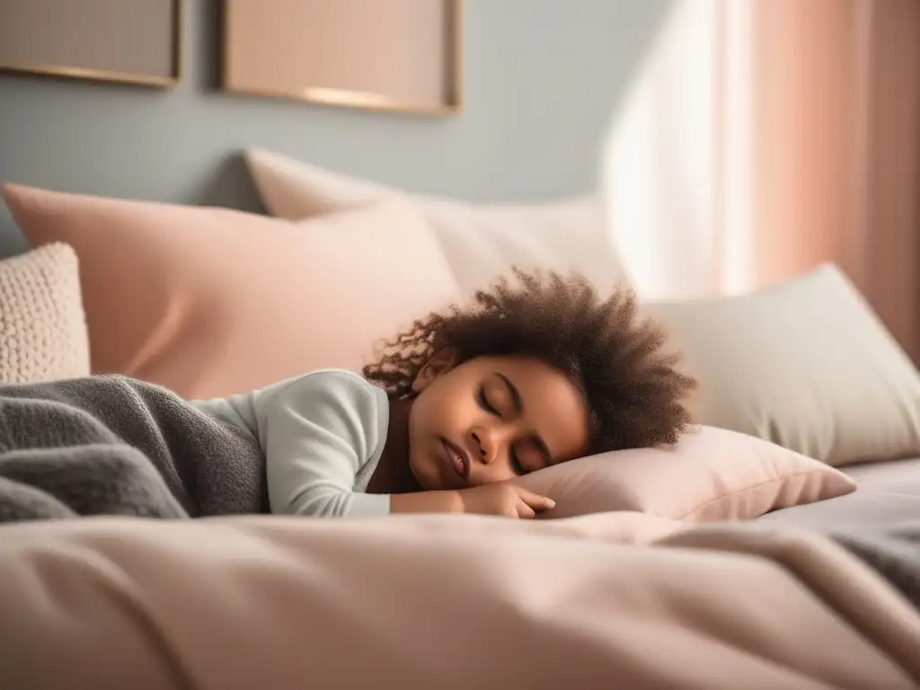 Niño durmiendo en ambiente tranquilo - Mindfulness para mejorar el sueño infantil