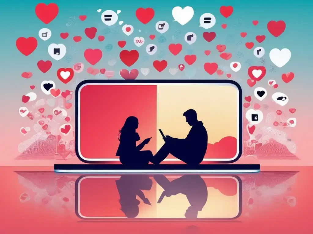 Impacto redes sociales relaciones amor