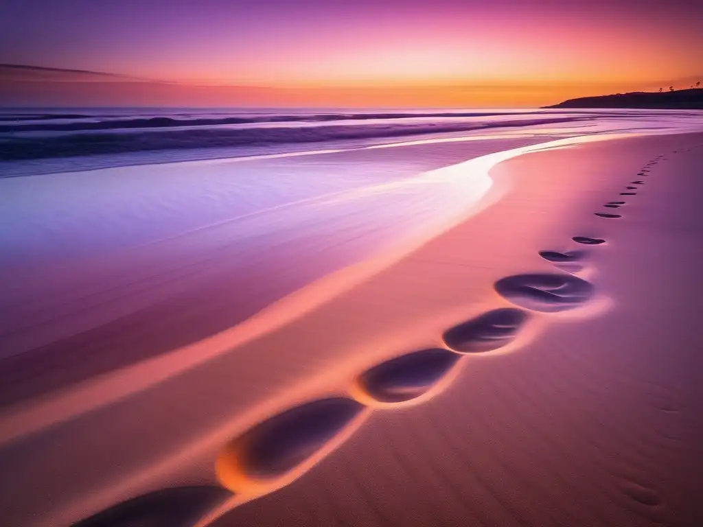 Playa al atardecer: señales de alerta estrés postraumático