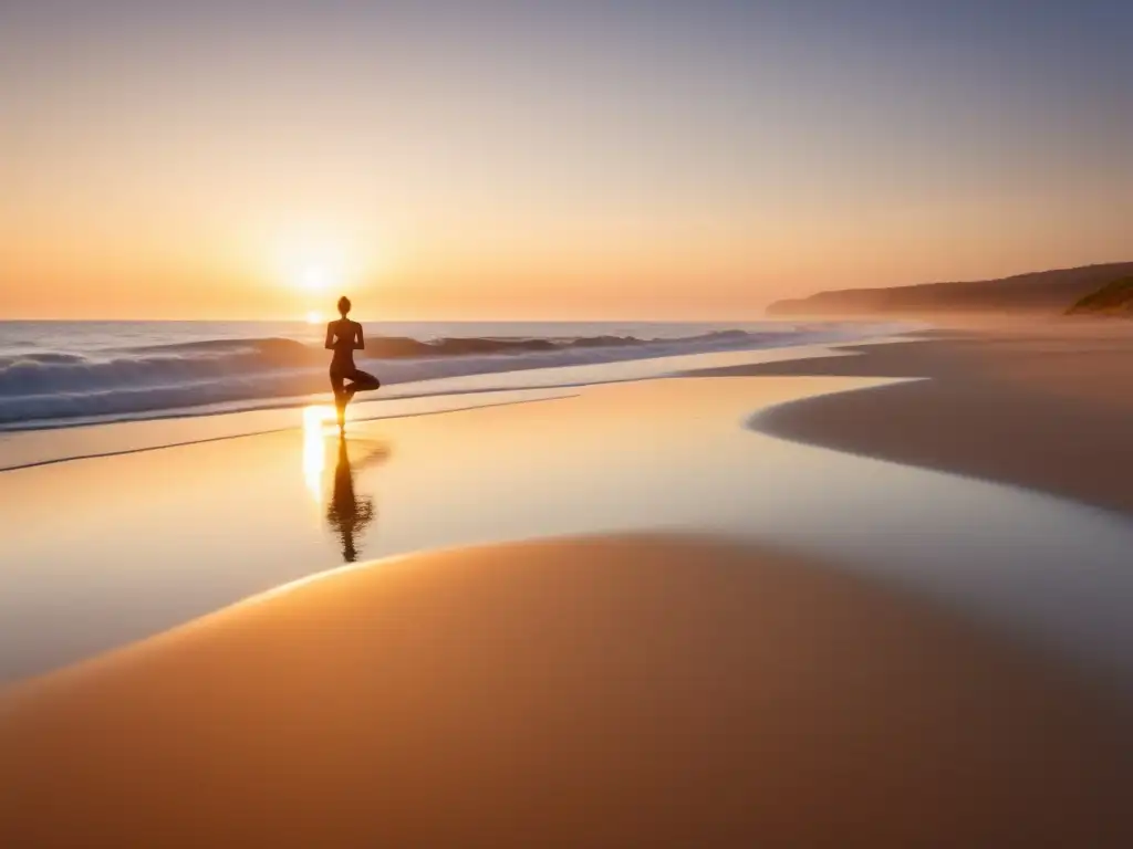 Imagen: Playa serena al amanecer