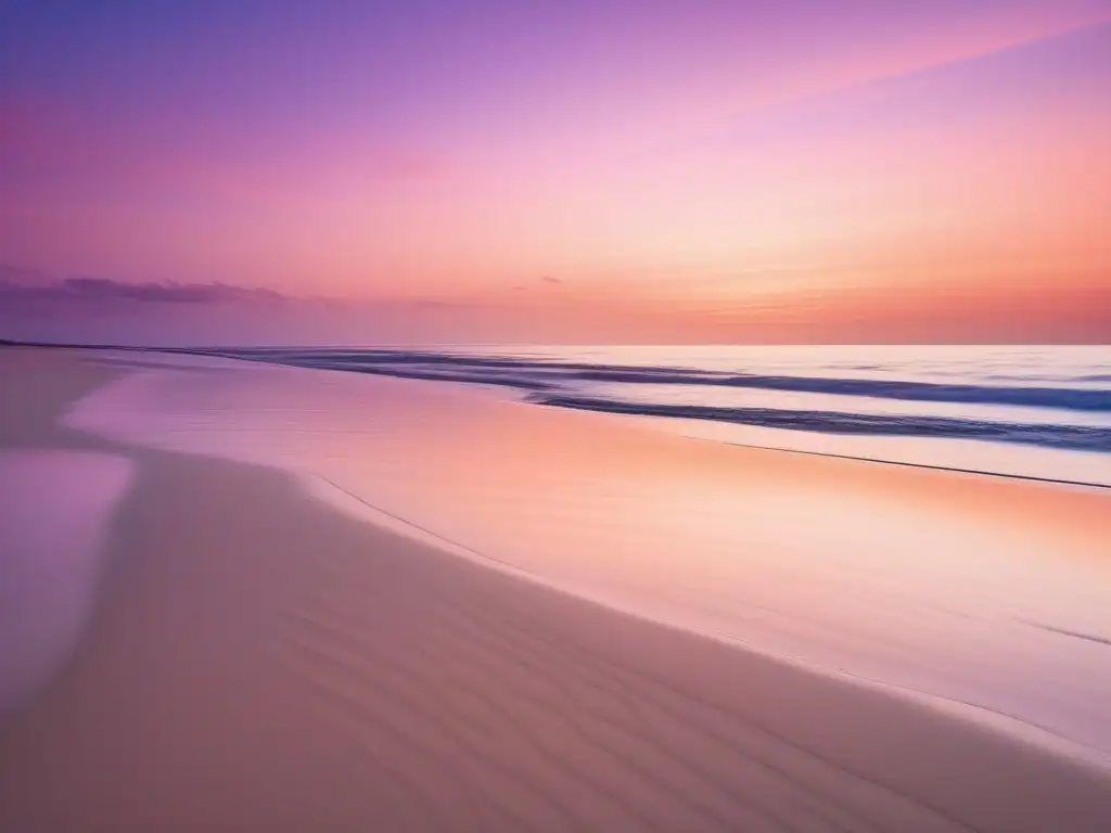 Imagen de playa al atardecer con señales de alerta salud mental