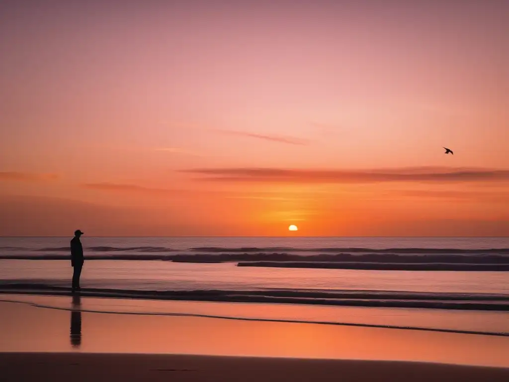 Serenidad en playa al atardecer - Técnicas PNL manejo ira resentimiento