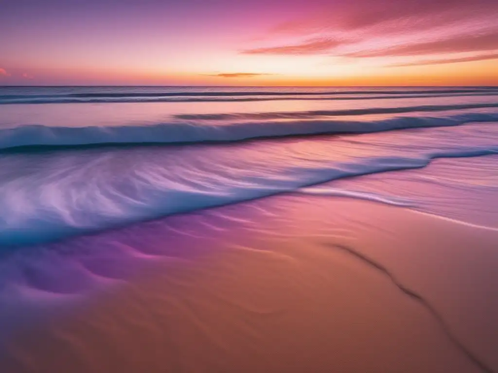 Técnicas de neuropsicología para el equilibrio emocional en playa al atardecer