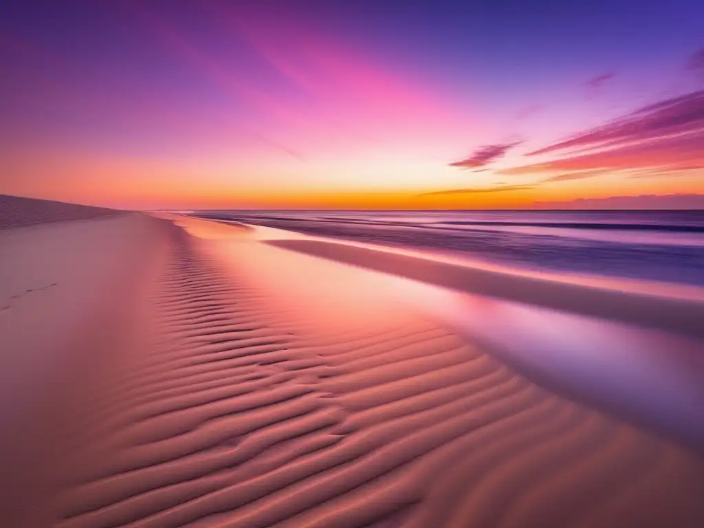 Playa serena al atardecer: Estrategias eficaces para manejar el estrés