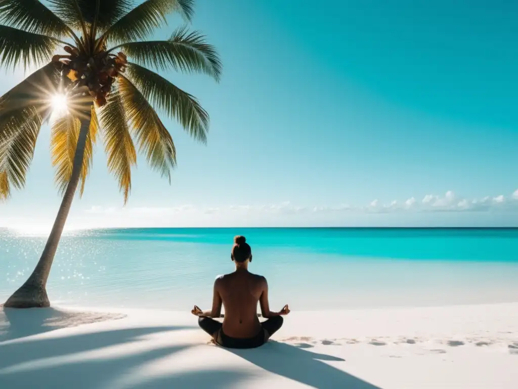 Técnicas de manejo del estrés: imagen de tranquilidad y bienestar en la playa