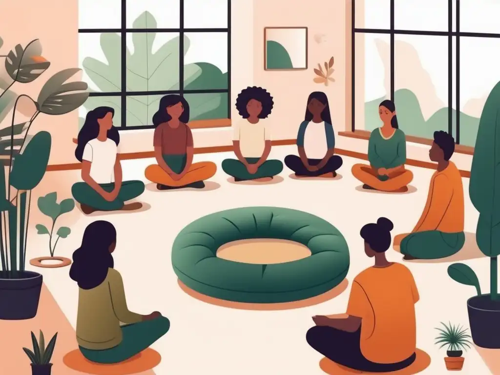 Beneficios del Mindfulness para estudiantes ansiosos en un aula serena y minimalista