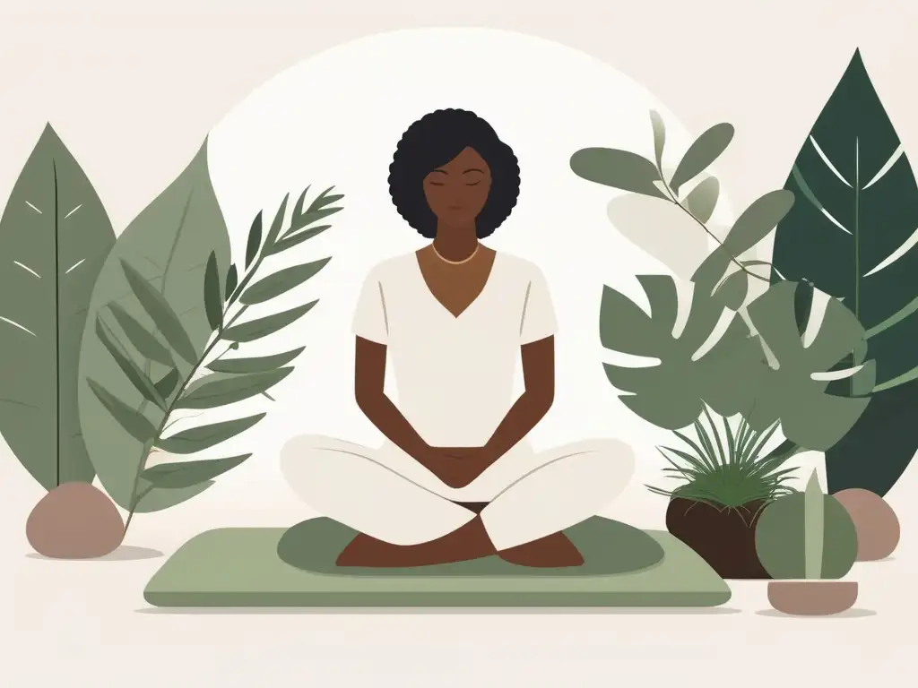 Importancia de la salud mental: persona en meditación rodeada de naturaleza