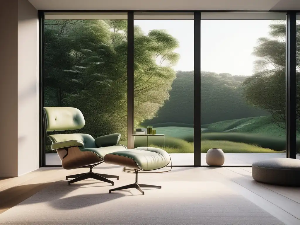 Sala de terapia minimalista con vista a paisaje verde: Terapia cognitivoconductual, historia y beneficios